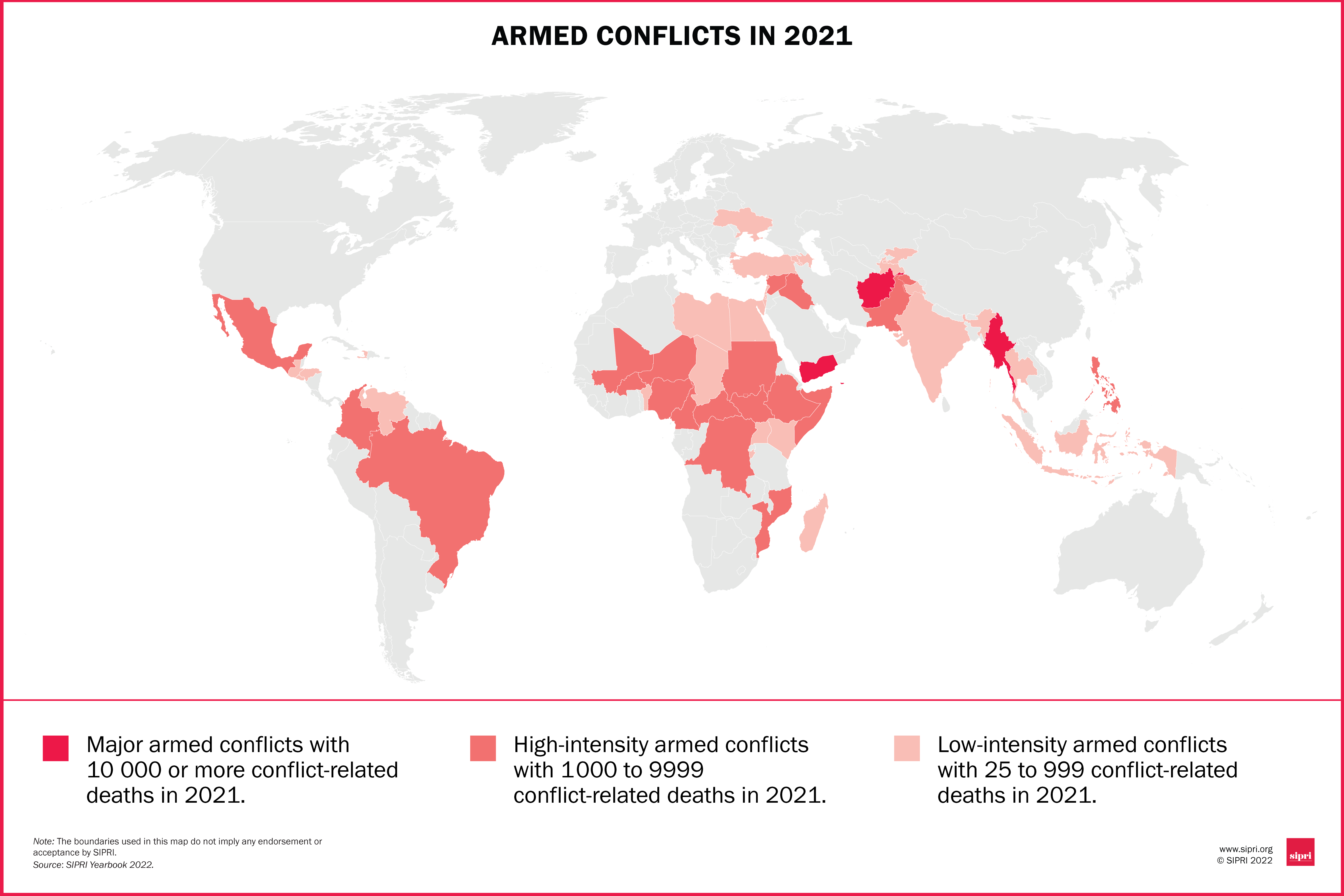2. Global developments in armed conflicts, peace processes and peace